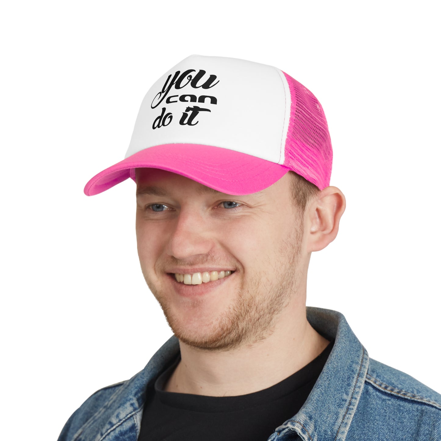 "you can do it" Mesh Cap