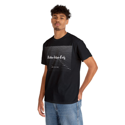 "Sólo vibraciones positivas" Camiseta de algodón pesado unisex