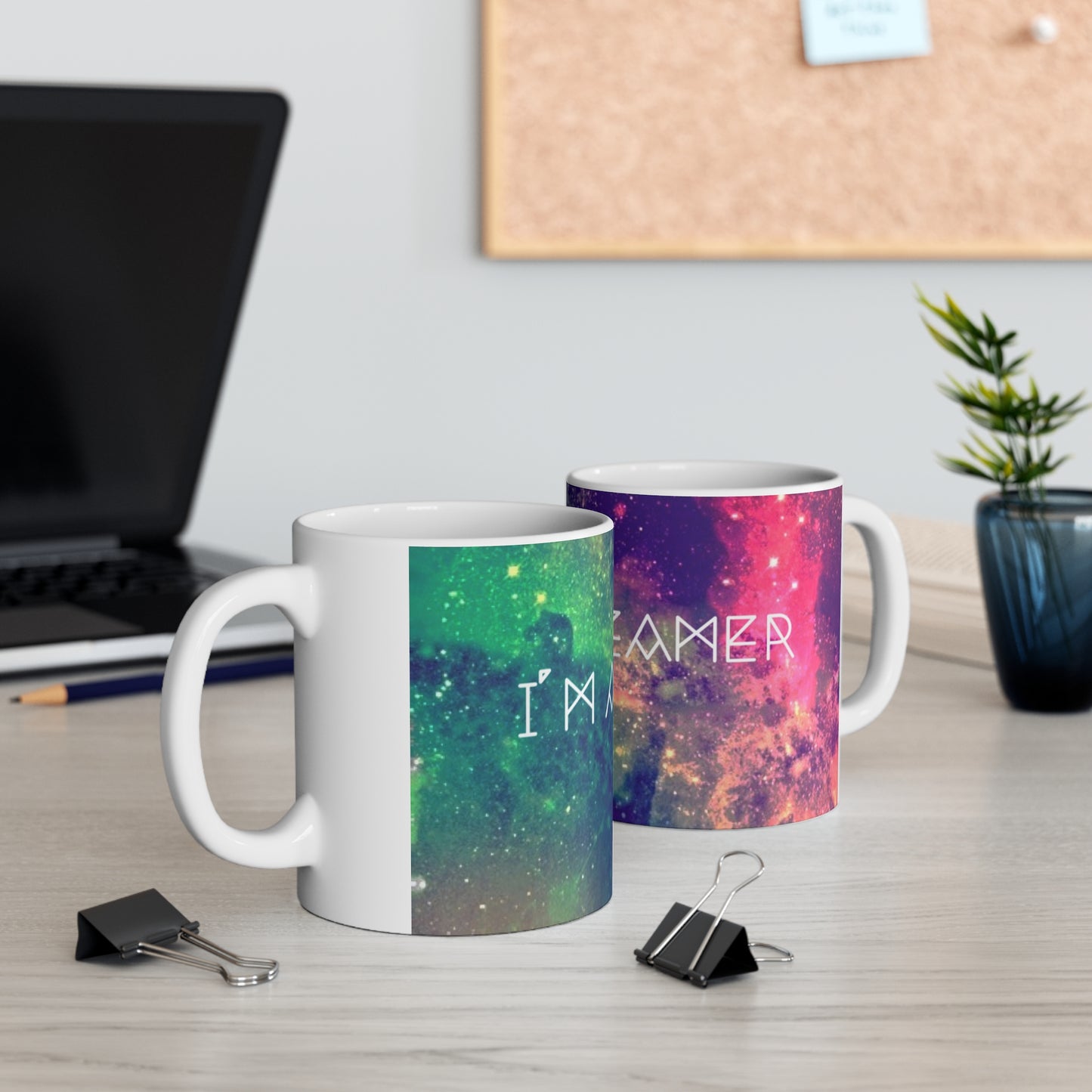 "I'M A DREAMER" Ceramic Coffee Cup