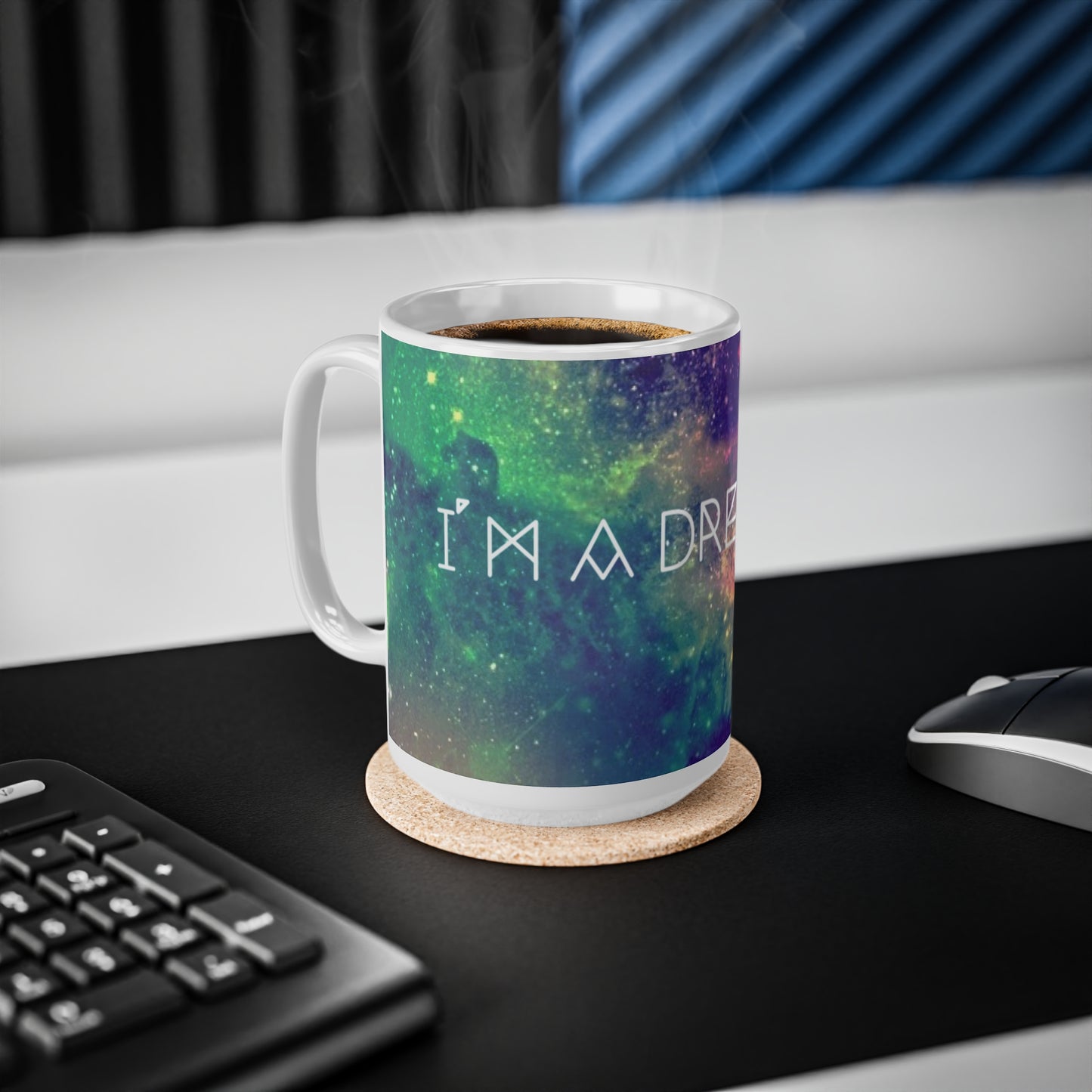 "I'M A DREAMER" Ceramic Coffee Cup