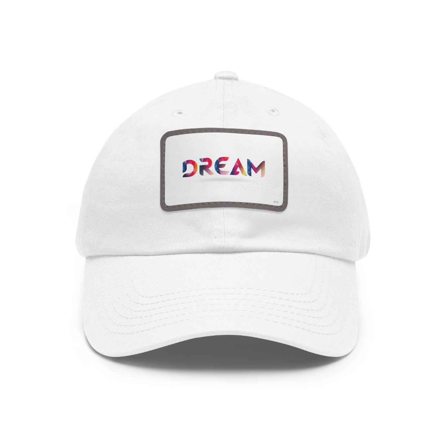 Gorro "DREAM" con parche de cuero