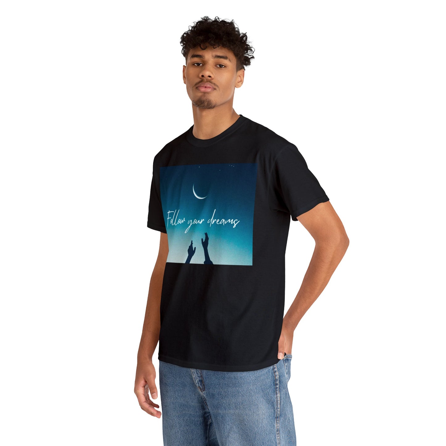 "Sigue tus sueños" Camiseta unisex de algodón pesado