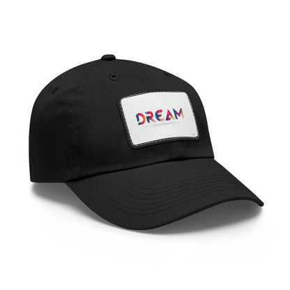 Gorro "DREAM" con parche de cuero