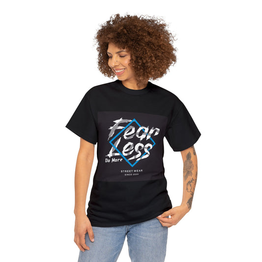 "Fear Less Do More" Camiseta de algodón pesado unisex