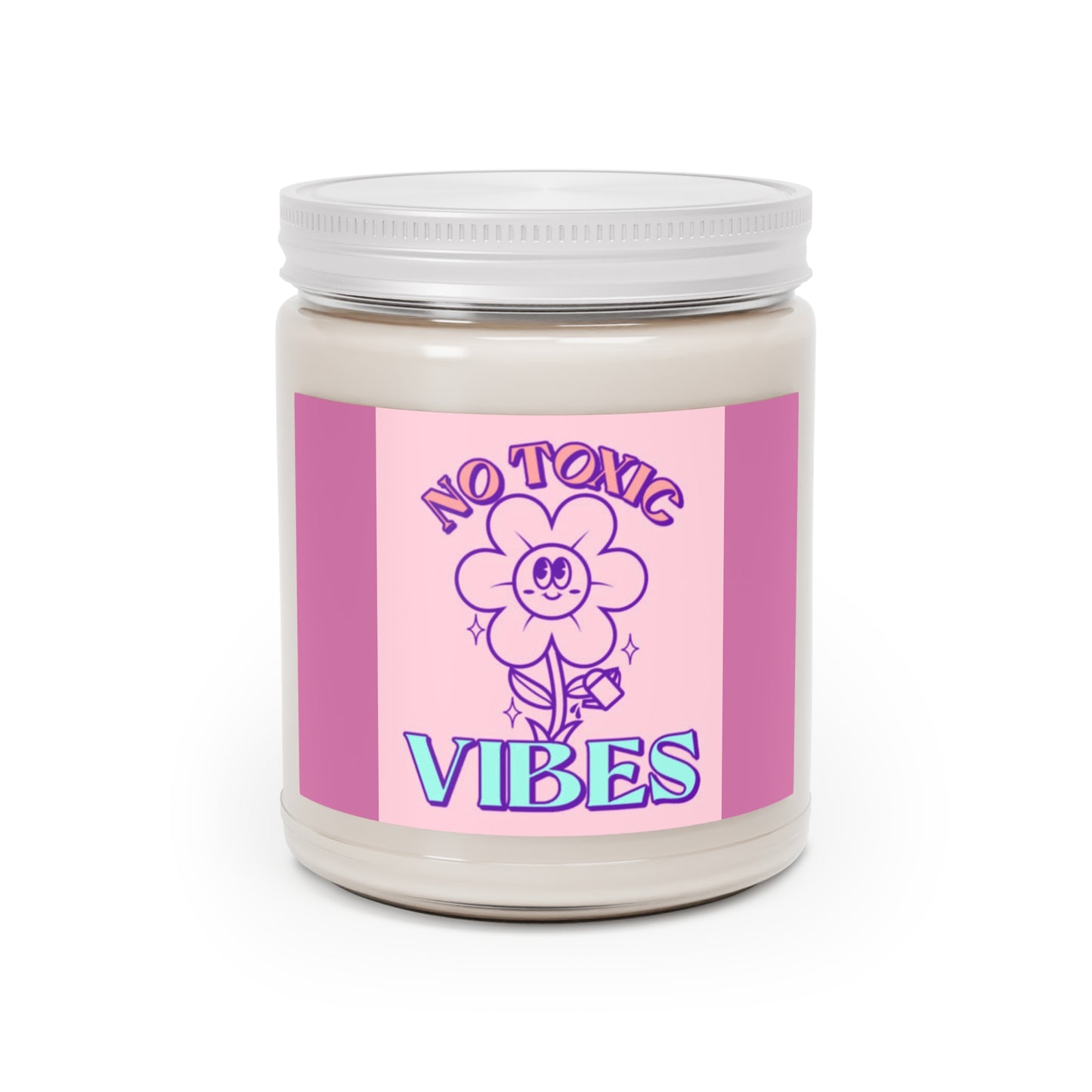 Vela perfumada "NO VIBES TÓXICAS", 9 oz