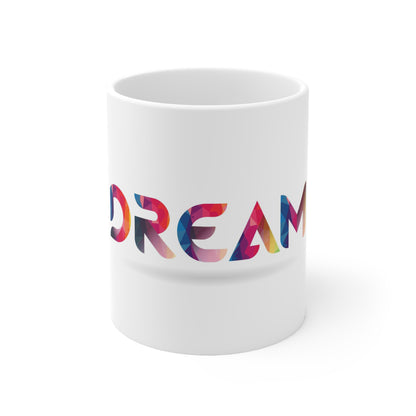 'DREAM" Ceramic Coffee Cup