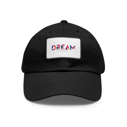 Gorro "DREAM" con parche de cuero