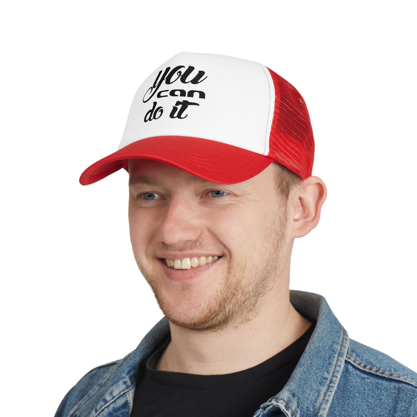 "you can do it" Mesh Cap