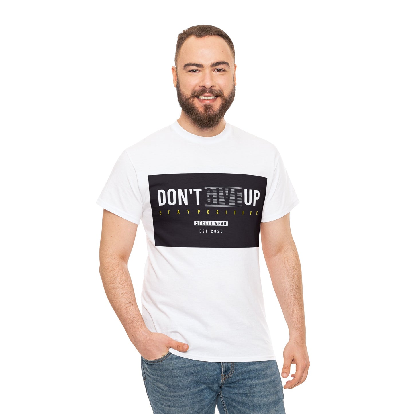 "NO TE RINDAS" Camiseta de algodón pesado unisex