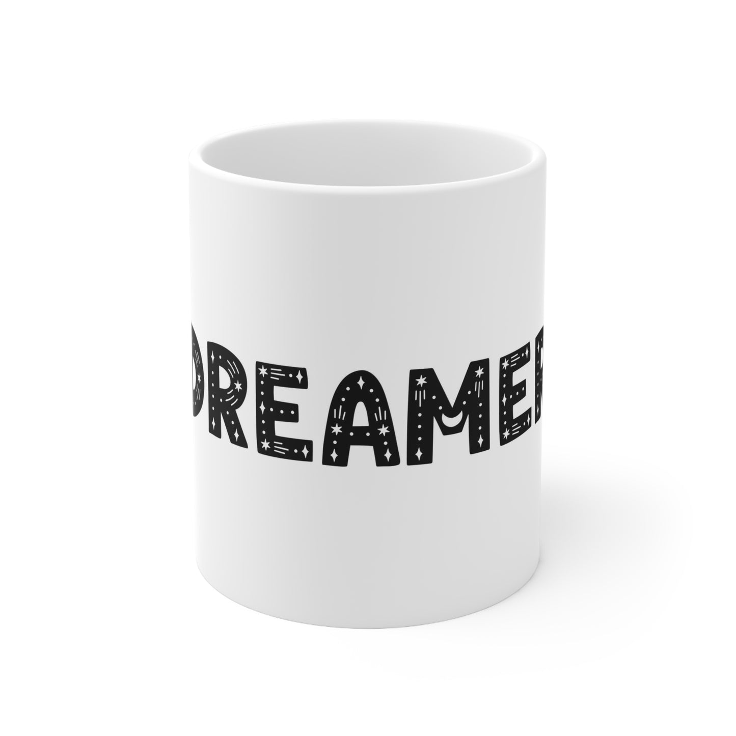 "Dreamer" ceramic coffee cup